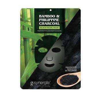 G-Synergie Regenerating And Moisture Black Facial Mask Bambus & Filipiński Węgiel Drzewny 25ml