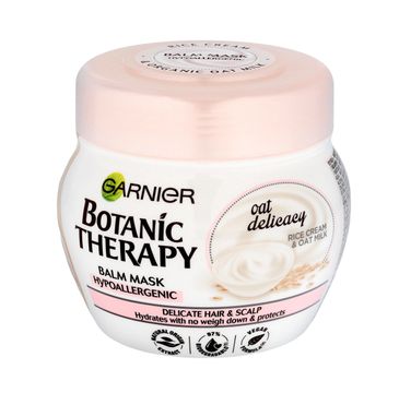 Garnier Botanic Therapy Oat Delicacy hipoalergiczna maska do włosów i skóry głowy (300 ml)