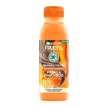Garnier Fructis Hair Food Papaya Szampon regenerujący do włosów zniszczonych (350 ml)