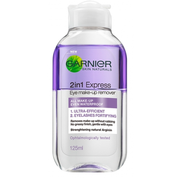 Garnier Skin Naturals Dwufazowy płyn do demakijażu oczu 2in1 Express (125 ml)