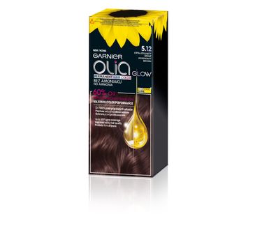 Garnier Olia Glow farba do włosów bez amoniaku 5.12 Opalizujący Brąz