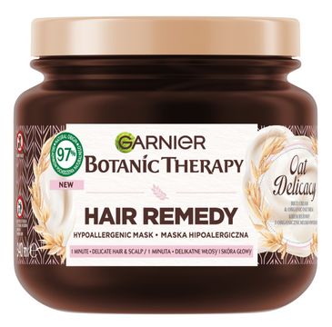 Garnier Botanic Therapy Oat Delicacy hipoalergiczna maska do delikatnych włosów i skóry głowy 340ml