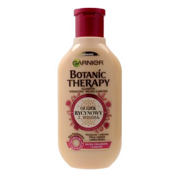 Garnier Botanic Therapy szampon wzmacniający włosy łamliwe Olejek Rycynowy i Migdał (400 ml)