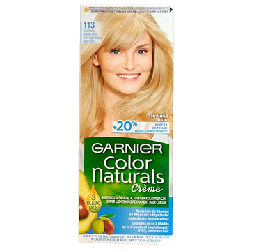 Garnier Color Naturals Creme farba do włosów nr 113 Superjasny Beżowy Blond