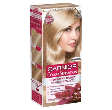 Garnier Color Sensation krem do każdego typu włosów koloryzujący 9.13 cristal blond- krystaliczny beżowy jasny blond 110 ml
