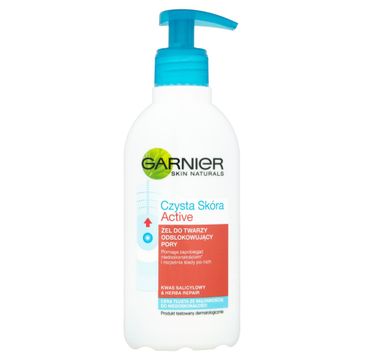 Garnier Czysta Skóra Active żel do twarzy odblokowujący pory (200 ml)