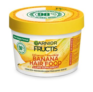 Garnier Fructis Banana Hair Food odżywcza maska do włosów suchych 400ml