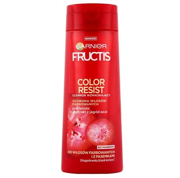Garnier Fructis Color Resist szampon wzmacniający do włosów farbowanych i z pasemkami (250 ml)