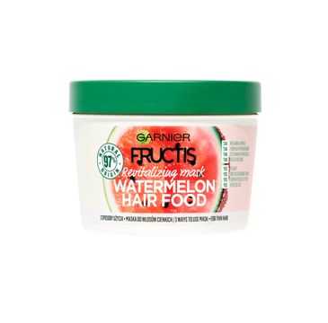 Garnier Fructis Watermelon Hair Food rewitalizująca maska do włosów cienkich (390 ml)