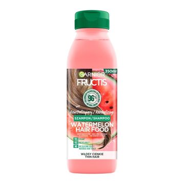 Garnier Fructis Watermelon Hair Food rewitalizujący szampon do włosów cienkich (350 ml)