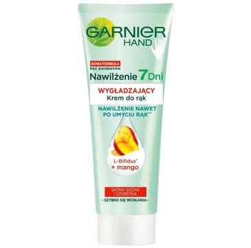 Garnier Hand Nawilżenie 7 dni wygładzający krem do rąk do skóry suchej i szorstkiej (100 ml)