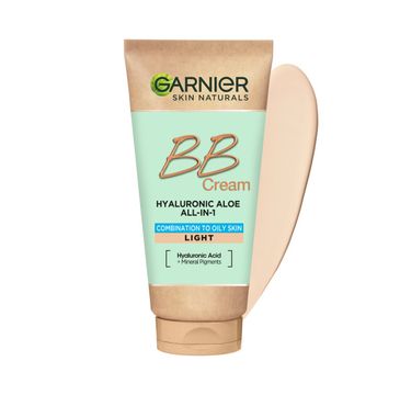 Garnier Hyaluronic Aloe All-In-1 BB Cream krem BB nawilżający do cery mieszanej i tłustej Light (50 ml)