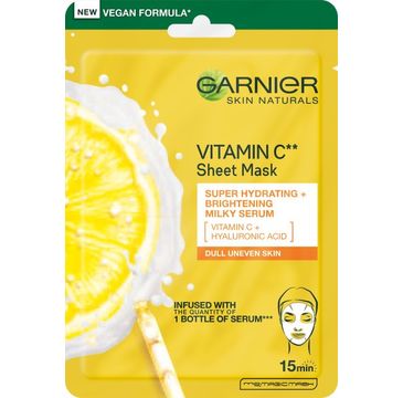 Garnier maska na tkaninie z witaminą C rozjaśniająca