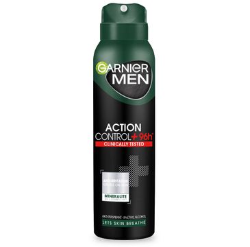 Garnier Men Action Control 96h+ antyperspirant w sprayu (150 ml)