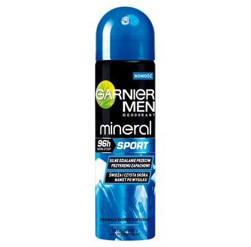 Garnier Mineral Men 96h Sport dezodorant w sprayu dla mężczyzn (150 ml)