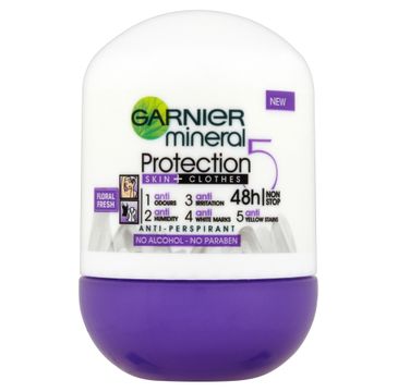 Garnier Mineral Protection 5 dezodorant w kulce kwiatowy zapach (50 ml)