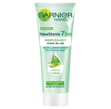 Garnier Hand Nawilżenie 7 dni nawilżający krem do rąk do skóry normalnej i suchej (100 ml)