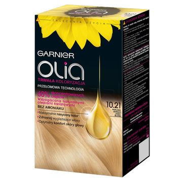 Garnier Olia farba do włosów nr 10.21 Perłowy Bardzo Jasny Blond (160 ml)