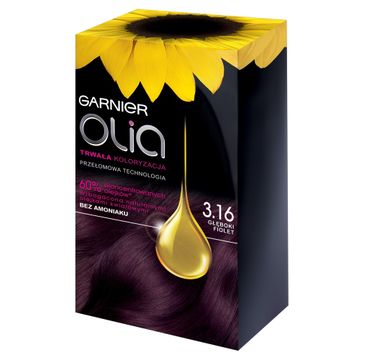 Garnier Olia farba do włosów nr 3.16 Głęboki Fiolet (160 ml)