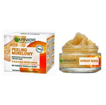 Garnier Skin Naturals Apricot Scrub morelowy peeling do twarzy (50 ml)