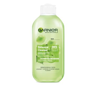 Garnier Skin Naturals Botanical Grape Extract mleczko do każdego typu cery odświeżające do demakijażu (200 ml)