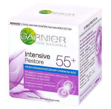 Garnier Skin Naturals Intensive Restore 55+ krem do twarzy na noc przeciwzmarszczkowy (50 ml)