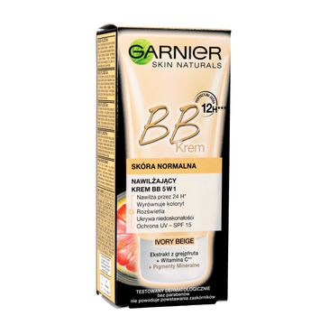 Garnier Skin Naturals krem BB nawilżający 5w1  Ivory Beige (50 ml)
