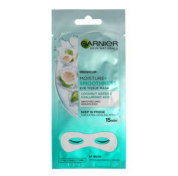 Garnier Skin Naturals Moisture + maska pod oczy Coconut Water & Hyaluronic Acid (6 g)