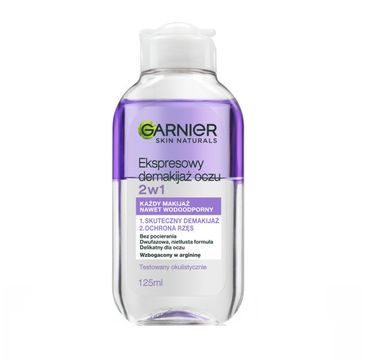 Garnier Skin Naturals płyn do demakijażu oczu 2w1 (125 ml)