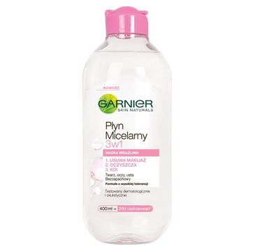 Garnier Skin Naturals płyn micelarny do cery wrażliwej 3w1 (400 ml)