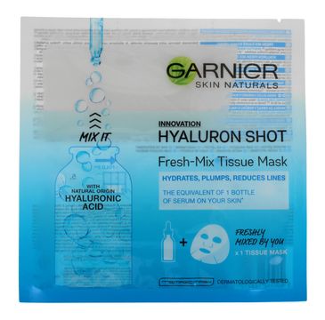 Garnier Skin Naturals Tissue Mask maska na tkaninie Hyaluron Shot (33 g)