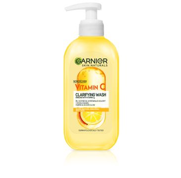 Garnier Skin Naturals Vitamin C żel oczyszczający Witamina C i Cytrus do skóry matowej i zmęczonej (200 ml)