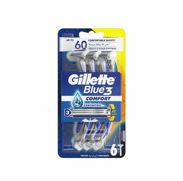 Gillette Blue 3 Comfort jednorazowe maszynki do golenia dla mężczyzn (6 szt.)