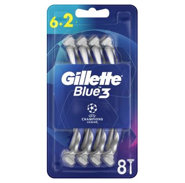 Gillette Blue 3 UEFA Champions League jednorazowe maszynki do golenia dla mężczyzn (8 szt.)