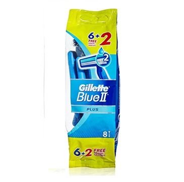 Gillette Blue II Plus jednorazowe maszynki do golenia dla mężczyzn 8szt