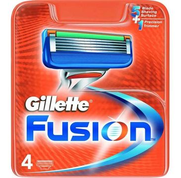 Gillette Fusion wymienne ostrza do maszynki do golenia 4szt