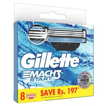 Gillette Mach3 Start wymienne ostrza do maszynki do golenia (8 szt.)