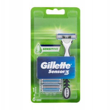 Gillette Sensor3 Sensitive maszynka do golenia + wymienne ostrza 6szt