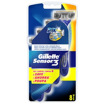 Gillette Sensor 3 jednorazowe maszynki do golenia 8szt