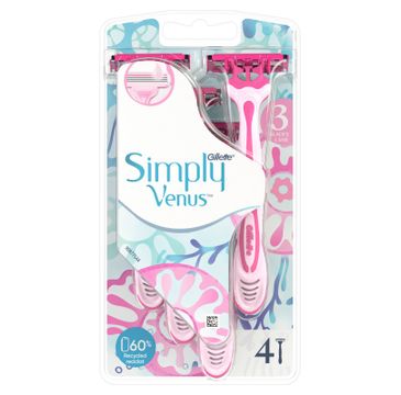 Gillette Simply Venus 3 jednorazowe maszynki do golenia dla kobiet (4 szt.)