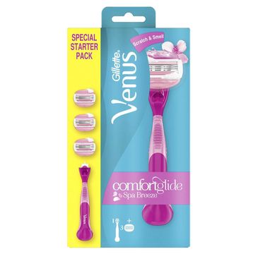 Gillette Venus Comfortglide Spa Breeze maszynka do golenia dla kobiet + 3 wkłady