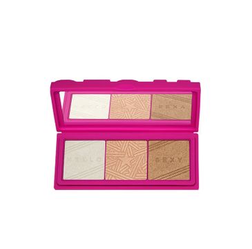 GlamGlow Glowpowder Hyaluronic Acid Infused Glow Palette paleta rozświetlaczy 15g