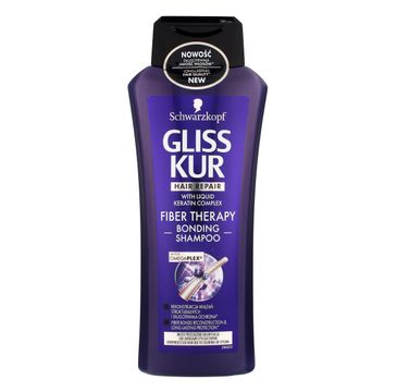 Gliss Kur Fiber Therapy szampon do włosów przeciążonych 400 ml