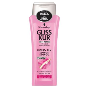 Gliss Kur Liquid Silk szampon do włosów matowych z jedwabiem 400 ml
