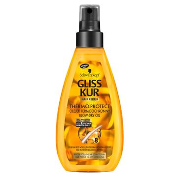 Gliss Kur olejek do włosów delikatnych termoochronny w sprayu 150 ml