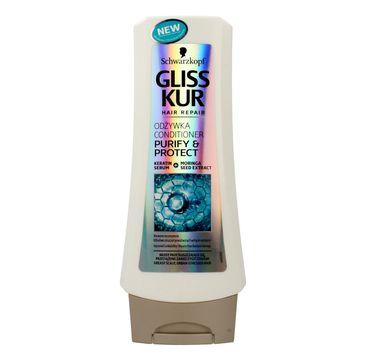 Gliss Kur Purify & Protect odżywka do włosów przeciążonych i przetłuszczających 200 ml