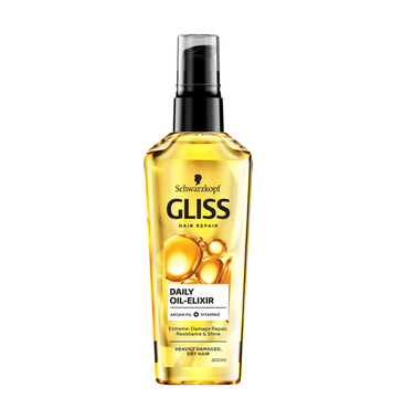Gliss Daily Oli Elixir Argan Oli Vitamin E eliksir do włosów (75 ml)