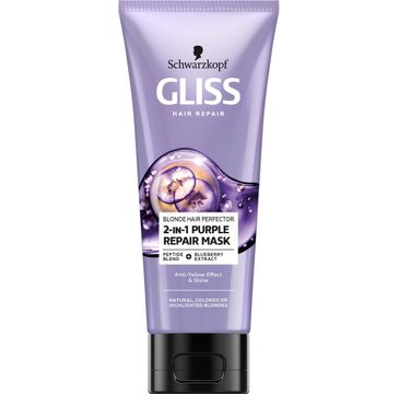 Gliss – Maska do włosów blond i rozjaśnionych Hair Repair Purple (200 ml)
