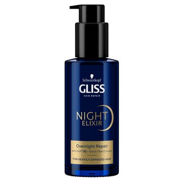Gliss Night Elixir Repair odbudowująca kuracja na noc bez spłukiwania do włosów mocno zniszczonych (100 ml)