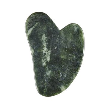Glov Gua Sha kamień do masażu twarzy i szyi z jadeitu Green